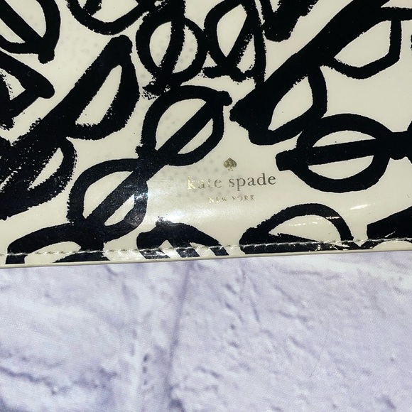 Kate Spade Zip Closure Clutch or Make-Up Bag w/ Glasses Design - Picture 3 of 6